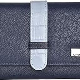 Danny Dark Blue Leather Wallet for Women-image-28