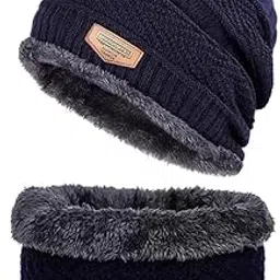 Aenon Fashion is my passion Gym Winter Cap & Muffler for Men & Women| Beanie Cap| 1 Set|-picture-12