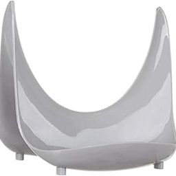 Pans Pots Lid Organizer Rack Cookware Storage Freestanding Stand No Rusting Gray-image-46