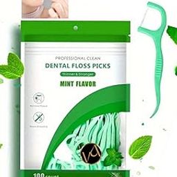 Ova fresh mait toothpick 3 in 1 pack of 100 Mint Flavored Flosser With Tongue Cleaner Toothpick For Fresh Health and Fresh Breath And For a Beautiful Smile-image-43