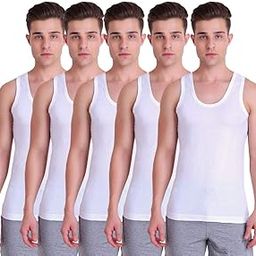 Men Softy Regular Fit Vest (Pack Of 5)-image-37