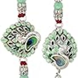 Bhaiya-Bhabhi Rakhi,Couple rakhi set, Designer Rakhi for Bhaiya bhabhi,Lumba rkhi for Bhabhi-0012-image-18