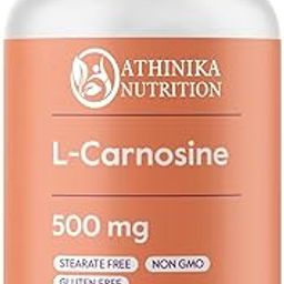 L-Carnosine 500mg per Capsule (120 Capsules) No Fillers - No Stearates - Non GMO - Gluten Free-image-85