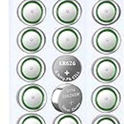 Men's and Women's Universal Watch Battery Cells 364A, 376, 377A, SR626SW, LR626, 377, LR626, AG4, 1.5V Alkaline Button Batteries -Suitable Small Analog Watches (20)-12