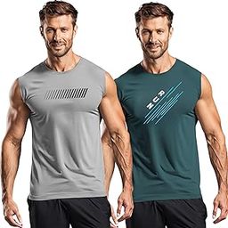 Men's 3Colours RGB Sleeveless Gym Vest -CCUT Combo Pack of 2 - Lightweight Muscle T-Shirt for Fitness, Workout, and Training-image-69