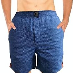 Cotton Printed Boxer for Men's, Side Pockets (Pack of Three)-image-41