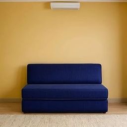 PumPum EPE Foam 2-Seater Sofa Cum Bed – 36 Inch Width, Convertible Design, Lightweight & Foldable (Navy Blue)-image-98