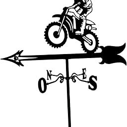 LOOM TREE® Weather Vane Wind Vane Wind Direction Indicator for Roof Outdoor Decor Mountain Bike | Yard, Garden & Outdoor Living | Garden Decor | Weathervanes-image-79