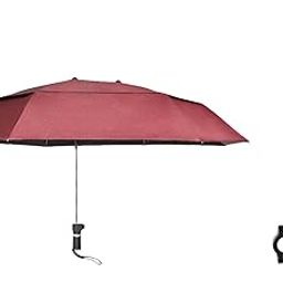CALANDIS™ Beach Chair Umbrella with Universal Clamp Stroller Umbrella Clip on Umbrella Red Double Layer | Umbrellas | Garden Structures & Shade | Yard, Garden & Outdoor Living-image-81