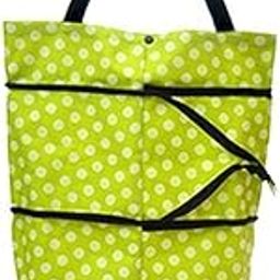 Nilzone Trolley Luggage Bags Traveling Vegetable Grocery Clothing Bag with Light Weight and Medium Size with Wheels for Girls Boys Women Ladies Men-image-29
