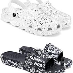 WINGSCRAFT-Lightweight Classic Clogs | Sandals |Slider Adjustable Back Strap for Men-Combo(2)-3057-3103-picture-33
