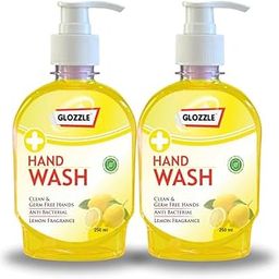 Glozzle Hand Wash (Pack of 2) Lemon Scent | Antibacterial & Hydrating Formula Hand Wash - 250 Ml-image-63