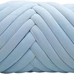 MERISHOPP®Chunky Yarn Knitting Arm Knit Soft Yarn 250G for DIY Rug Making Sweaters Light Blue|250G Chunky Yarn|Crafts-image-73