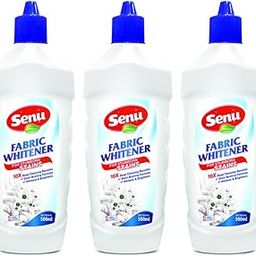 Senu Fabric Whitner/Cloth Whitener for White Clothes For Stubborn Stains Cleaner Whitener Liquid Detergent Each Bottle 500 ml (Pack of 3)-image-27