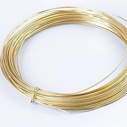 POWER HUB Brass Wire (18 Gauge To 32 Gauge) Craft Wire, School Projects, DIY Hobby, Jewellery And Artistic< Beading, (Brass, 18 Gauge (1.22MM) 20 Meter)-image-9