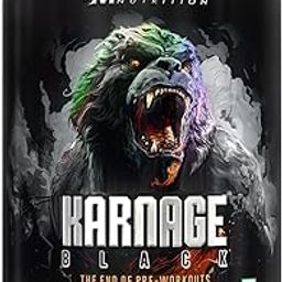 Bigmuscles Nutrition Karnage Black Preworkout [Tiger’s Blood, 420g] | Massive Pump | Laser Focus | Explosive Energy | Gorilla Power | No Itching | with Nitrosigine-19