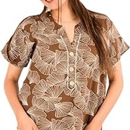 Rayon Co-ord Set Nighty for Women - Printed Stylish Nighty Co-ord Set Comfortable Sleepwear-image-51