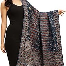 Women's Premium Acrylic Designer Shawl, 100cm x 200cm-image-13
