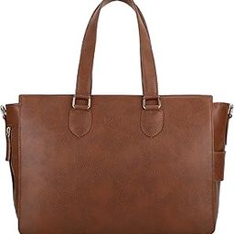 TERO - Laptop & Travel Tote Bag for Women | 15.6 Inch Vegan Leather Laptop Bag | Work Tote Bag with detachable Laptop Sleeve | Professional Bag-image-99