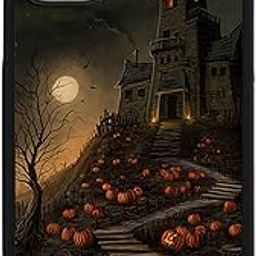 VUTTOO for iPhone 11 Pro Max Case - Halloween Haunted House Pattern Phone case - TPU Shock Absorption Protection Phone Cover Case-image-18