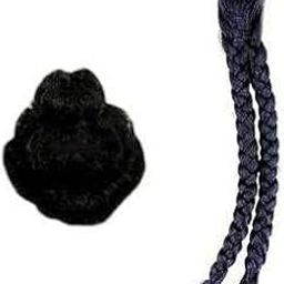 Krushnesh Creations Radha Krishan Hair Original Shinning Jugal Jodi Baal Durga MATA Radha Rani Wig Hairs choti Kanha Wig (Size 1 No.)-image-19