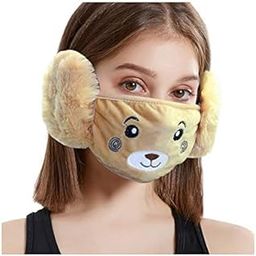 New Vastra Lok 2 in 1 Gajari Color Cartoon Style Plush Warm Earmuffs Fashion Women Winter Warm Thicken Warmth Ear Muffs for Girls & Boys Ear Protection-image-122