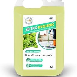 METROHYGIENIC Floor Cleaner Liquid,5 Litre-Citronella,Powerful Antibacterial Formula,Removes Tough Stains,Long-Lasting Freshness,Safe For All Floors-image-25