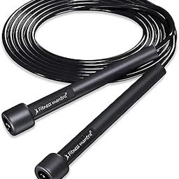 Fitness Mantra® Adjustable Skipping Rope for Men & Women |Jumping Rope for Fitness |1 Piece| (Basic| Black)-image-78