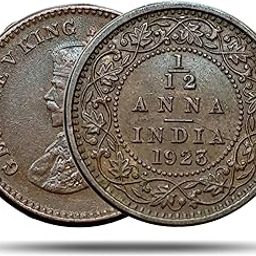 COINIACS 1/12 Anna George V King Emperor (1925-36) Copper Old Coin-11