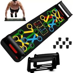Push-Up Board with Adjustable Positions and Grips, Includes Push-Up Handles-14