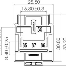 HEAVENGLOW Trade 5 Pieces 24V 30A 4 Pin SPST Relay with Socket Harness Automotive Electronic-picture-10