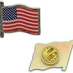 USA Flag Brass Lapel Pin | Handcrafted Glossy Badge with Enamel Finish | Patriotic Souvenir Gift for Men & Women | Perfect for Blazer, Shirt, Hat, Tie, Suit & Backpack (ONE PC)-image-30