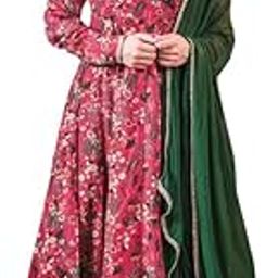 Women's Pink Georgette Digital Floral Printed Kurta with Palazzo and Dupatta-picture-11