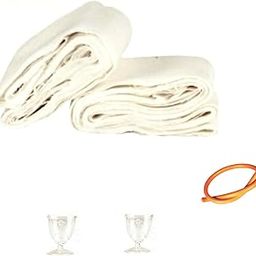 Yoga Store Wala Cotton Normal Stiched Vastra Dhauti With 1 Rubber Neti And 2 Eye Wash Cup, 1 Sutra Neti - (Combo Pack Of 4)-20