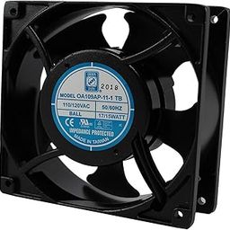 Orion Fans 120 mm x 120 mm x 38 mm Tube Axial Fan 115 VAC Dual Ball Bearing 104CFM 42dBA Terminals-19