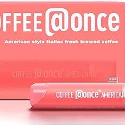COFFEE @ONCE Americano Coffee Concentrate - Cold Brew Coffee, Perfect for Instant Iced Coffee, Cold Brewed Coffee and Hot Coffee,Pocket/Purse Sized & Travel Friendly, No Refrigeration, 1 cup,16g (Imported)-image-92