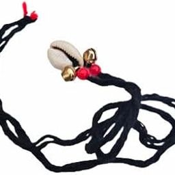 5 PCS Black Thread Set with Kodi Kamarband/Necklace/Locket/Wrist Band - Multipurpose Spiritual Protection for Men/Women/Kids-image-59