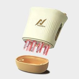 NexLev Nourish Hair Oil Applicator|Red & Blue Light Therapy|EMS Microcurrent To Boost HairGrowth|10ml Oil Tank| 60 Min Run Time|High-Frequency massage for better absorption| IPX7 Waterproof| EA-01 Pro-image-1