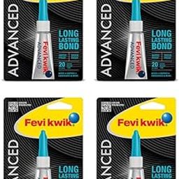 Fevikwik Advanced 3 GM | Instant glue for repair | Water-proof glue| Shock proof | Long lasting bonds | Extra strong adhesive (Pack of 4)-82