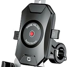 YELLOWFIN Quick Release Y-Grip Waterproof Bike | Motorcycle | Scooter | Cycle | Bicycle Mobile Phone Holder Mount | 360° Rotation | for Maps and GPS Navigation(M14C-1 Black)-image-33