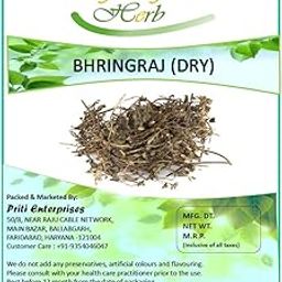 Organicgreen Herb Bhringraj Leaves Kesh Raj bhringa Dry Leaves 50 Gm-image-59
