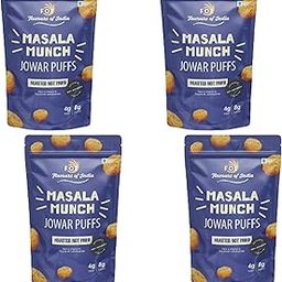 Spag Herbals Flavours Of India Healthy Puff Snacks Jowar Puffs|4 Pack(4X75G)(Plant-Based Vegan Snack,Party Pack)|Healthy Snacking(Masala Munch)-image-42