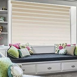 ZEBRA BLINDS Polyester Blinds for Windows,Ivory,W70XH130CM-image-33