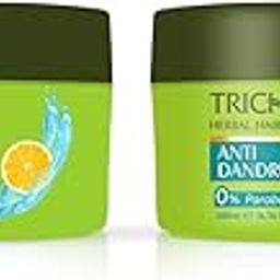 Trichup Anti-Dandruff Herbal Hair Cream - Enriched with Neem, Rosemary, Lemon & Tea Tree Oil - Fights Dandruff, Soothes the Itchy and Flaky Scalp (200ml) (Pack of 2)-image-67