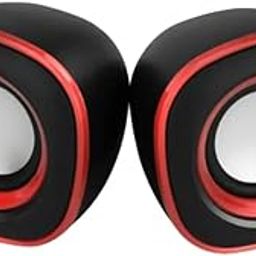 WRENS Computer Speaker USB Powered 3.5mm Aux with Loud Stereo Sound for Desktop, PC/Laptop/Tablet Phone etc. Multicolor (Pair)-picture-6
