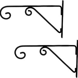 Simran Handicrafts Metal Wall Bracket (14 x 9 x 1 inch)(Pack of 2) , Black-image-77