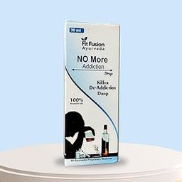 Fit Fusion Ayurveda No More Addiction Drop – 30 ml | 100% Natural Herbal De-Addiction Drop for Self-Control, Detox Support & Restlessness Relief | Non-Habit Ayurvedic Nasha Mukti Drops-image-21
