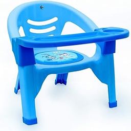 Nabhya Baby Chair, with Tray Strong and Durable Plastic Chair for Kids/Plastic School Study Chair/Feeding Chair for Kids,Portable High Chair for Kids Supports Upto 30 KG (Blue)-image-34