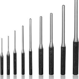 9 Pieces Roll Pin Punch Set Double-Faced Hammer-picture-22