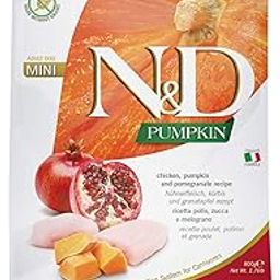 Farmina N&D Pumpkin Adult Mini Dog Food | Chicken, Pomegranate & Pumpkin | Rich in Anti-oxidants | Complete Food for Adult Dogs | 0.8kg | No Artificial Preservatives-image-73